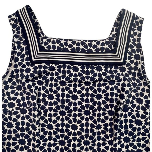 Talbots Petite Geometric Print Sleeveless Jersey Dress – MP - Picture 7 of 8